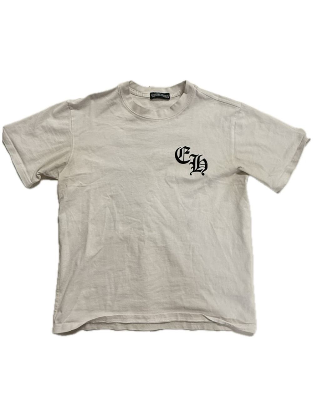 Chrome Hearts Men’s Size Medium White Short-Sleeve Graphic T-Shirt